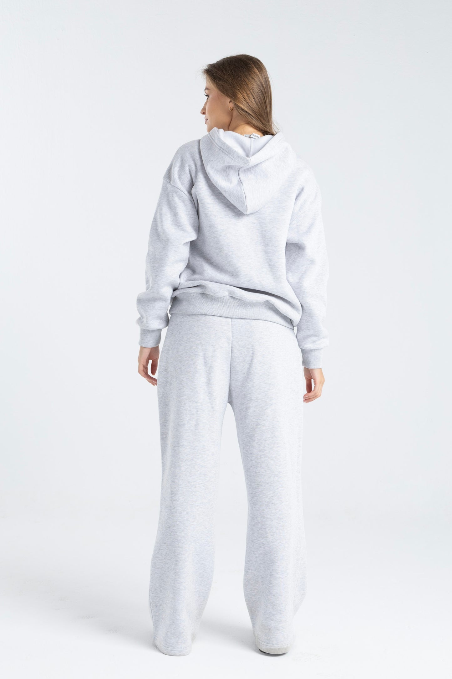 FEHE CONCEPT CLUB STRAIGHT LEG SWEATPANTS IN HEATHER GREY