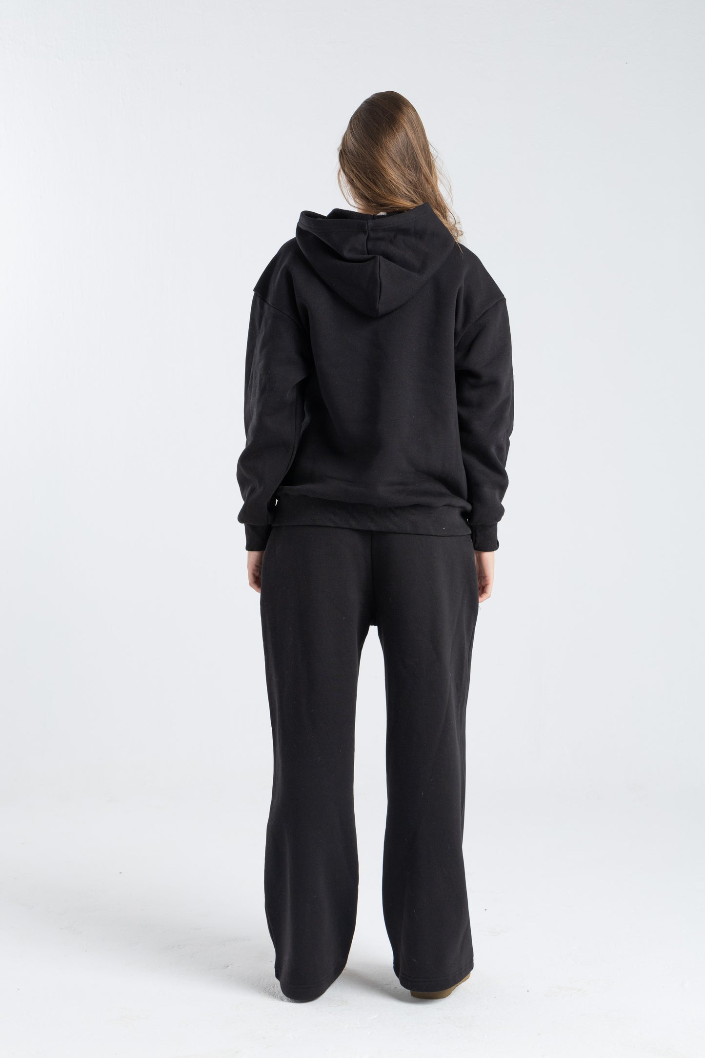 FEHE CONCEPT CLUB OVER SIZED HOODIE IN BLACK