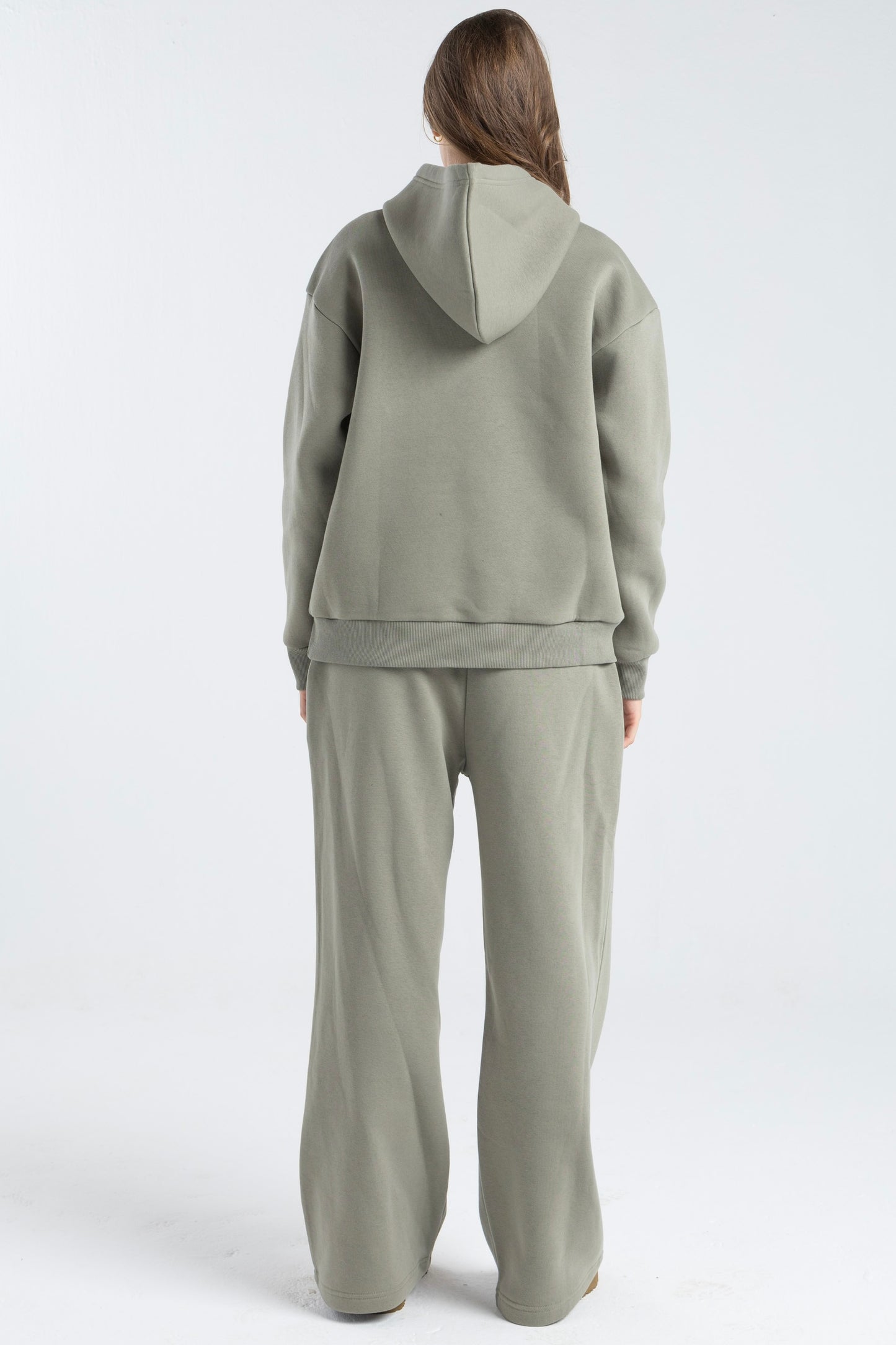 FEHE CONCEPT CLUB OVER SIZED HOODIE IN KHAKI