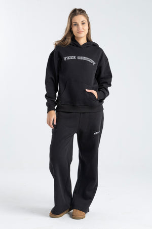 FEHE CONCEPT CLUB STRAIGHT LEG SWEATPANTS IN BLACK