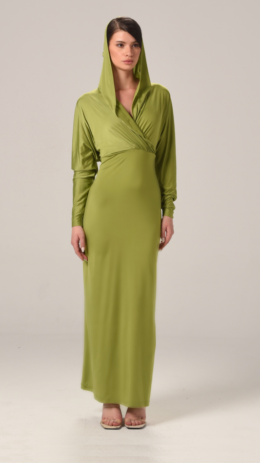The ELARA Dress in Lime