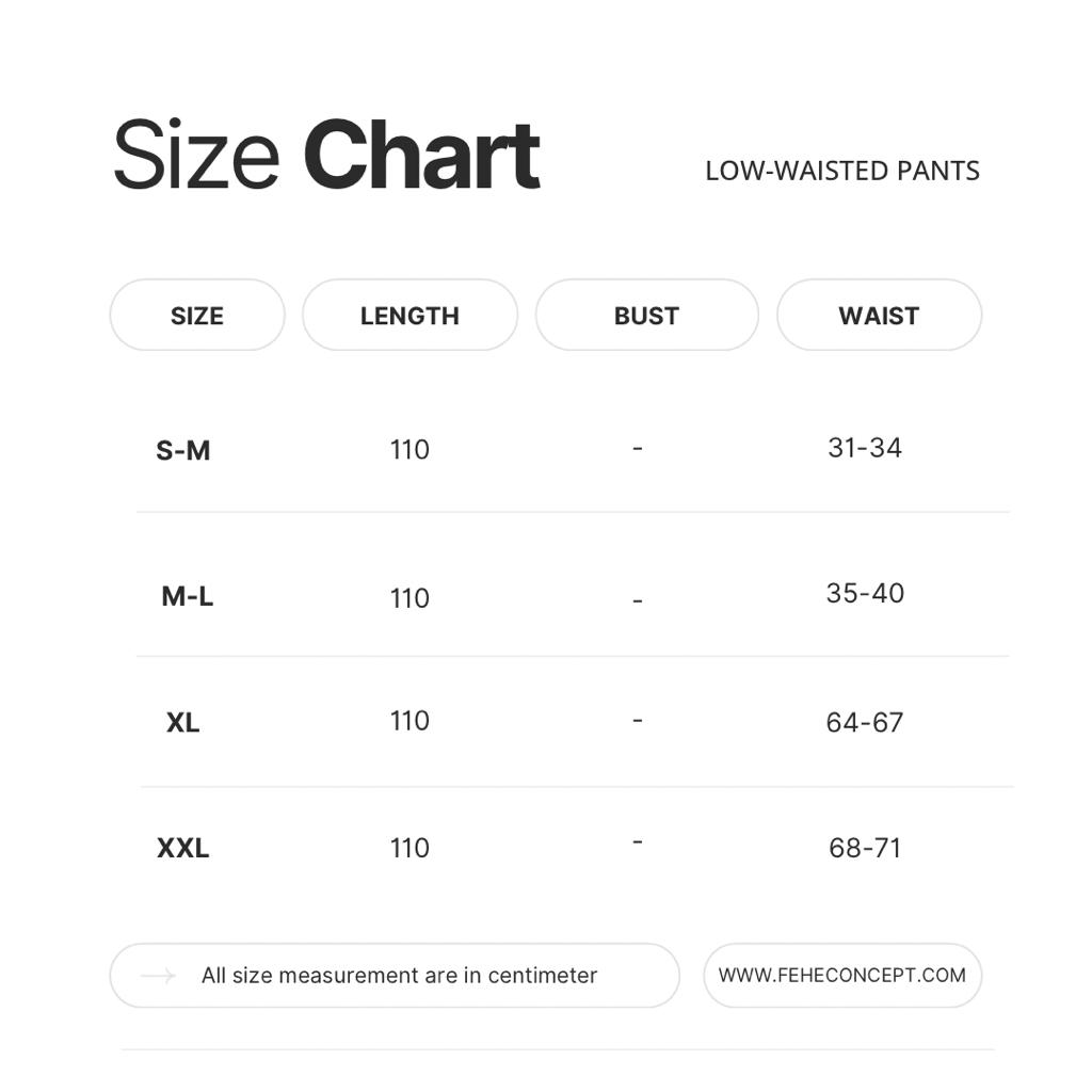 THE LOW-WAISTED PANTS IN BLACK