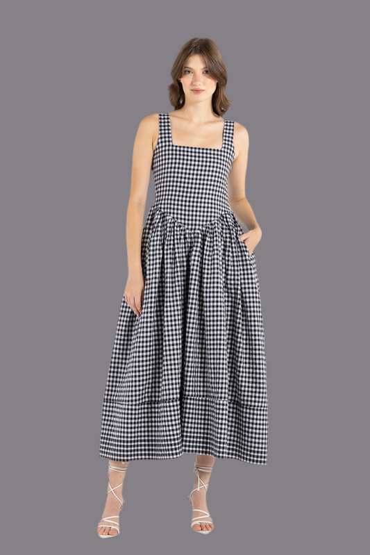 GINGHAM DIDI DRESS