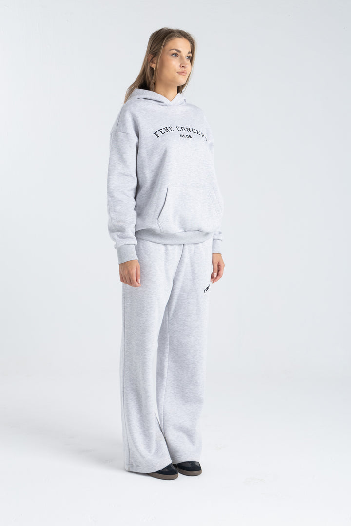FEHE CONCEPT CLUB STRAIGHT LEG SWEATPANTS IN HEATHER GREY